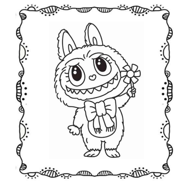 Livro de Colorir Labubu: Diversão Educativa para Crianças - Vol 1