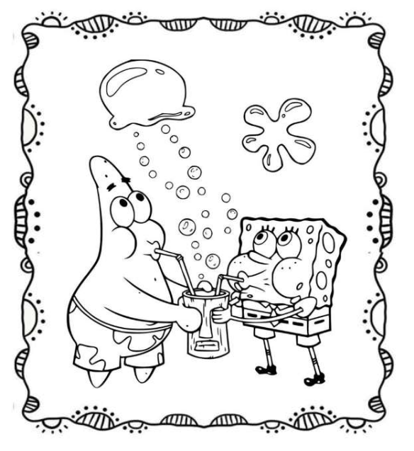 Livro de Colorir Bob Esponja: Aventura Colorida no Fundo do Mar - Vol 3