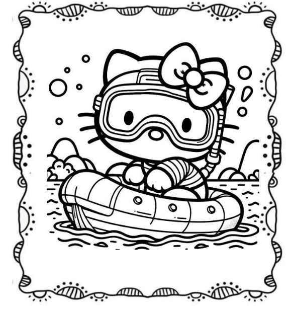 Livro de Colorir Hello Kitty: Diversão e Doçura com a Gatinha Mais Fofa - Vol 1